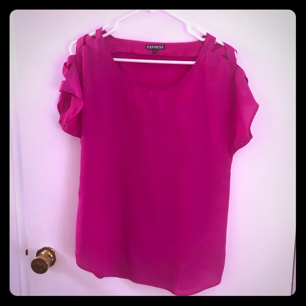 Hot pink top